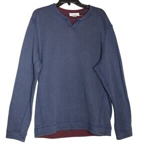 Tommy Bahama Mens Reversible Sweater/Sweatshirt Blue/Purple‎ Pullover Size M